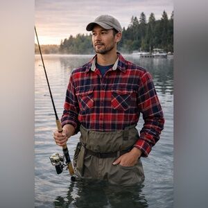 Red Feather Flannels Plaid Heritage Style Western Workwear